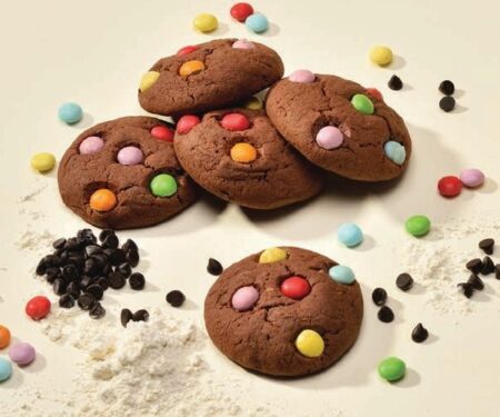 CHOCOLATE SMARTIES COOKIES