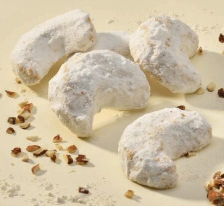 ALMOND CRESCENT KOURABIEDES